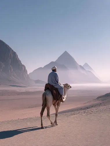 Camel Rider at Giza Plateau Camel Rider at Giza Plateau