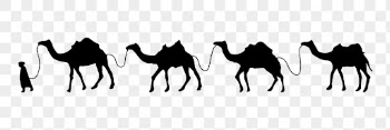Camel train png border animal | Free PNG - rawpixel