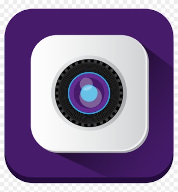 Camera 2 Icon - Camera Long Shadow Icon