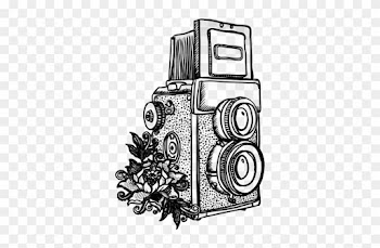 Camera&amp;lace - Vintage Camera Vector Art