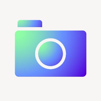 Camera app icon, aesthetic gradient | Free Icons - rawpixel