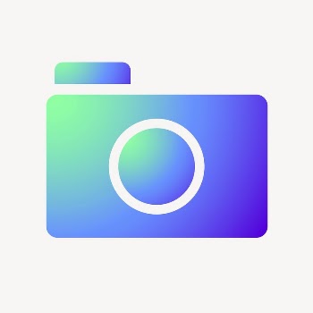 Camera app icon, aesthetic gradient | Free Icons - rawpixel