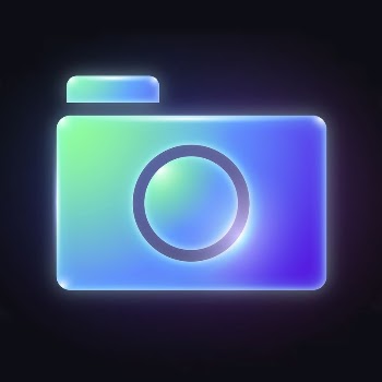 Camera app icon, neon glow | Free Icons - rawpixel