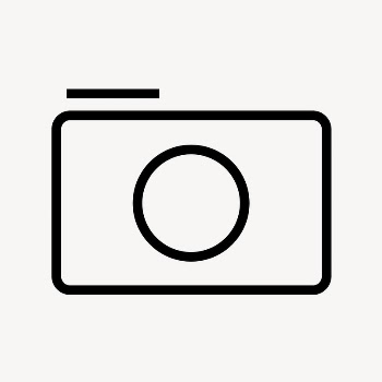 Camera app line icon, minimal | Free Icons - rawpixel