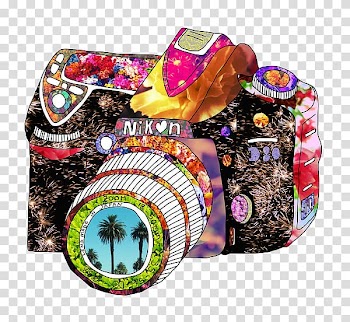 Camera Art Printmaking Drawing , Color Camera transparent background PNG clipart