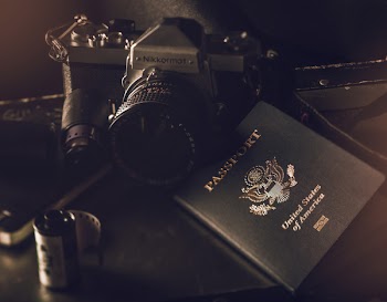 Camera Beside Passport
