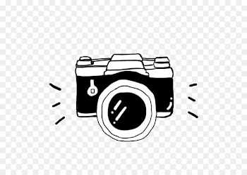 Camera Cartoon Black and white - Black Camera Soda Suta 