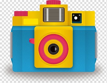 Camera, Cartoon color camera material transparent background PNG clipart