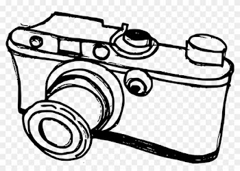 Camera Drawing Abstract - Drawing Old Camera Transparent