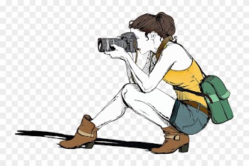 Camera, Female, Girl, Photographer - Photographer Clipart
