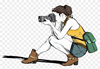 Camera Female Girl Photographer Picture People - Clip Art Photographer