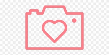 Camera, Heart, Love, Dating, Wedding, Valentine Icon - Camera With Heart Png