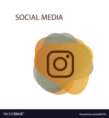 Camera icon social media instagram icon vector image