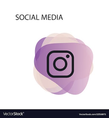 Camera icon social media instagram icon vector image