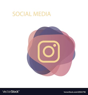 Camera icon social media instagram icon vector image