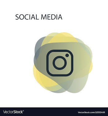 Camera icon social media instagram icon vector image