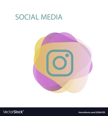 Camera icon social media instagram icon vector image