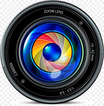 Camera lens Icon - SLR camera lens 