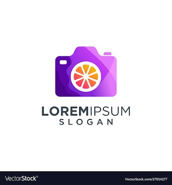 Camera logo design vector image
