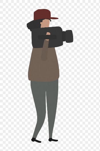 Camera man png clipart, entertainment | Free PNG - rawpixel