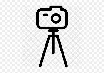 Camera On Tripod Icon - Camera Stand Logo Png