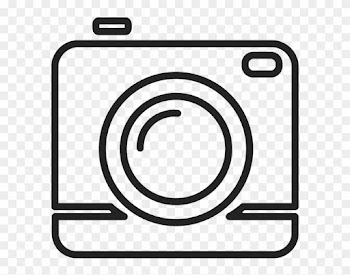 Camera Outline Rubber Stamp - Basic Camera Outline