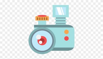 Camera Photography Icon Design - 卡通 彩虹