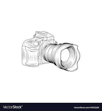 camera photography lineart creative design