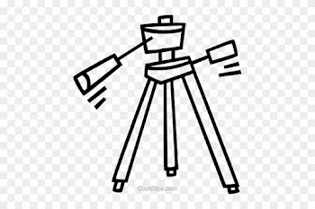 Camera Stand Royalty Free Vector Clip Art Illustration - Photography