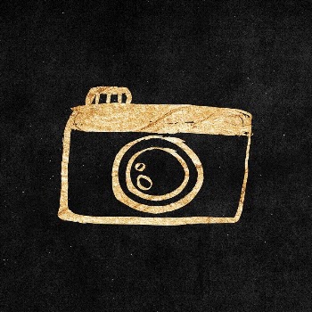 Camera sticker, gold aesthetic doodle | Free PSD Illustration - rawpixel