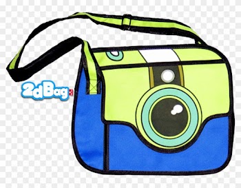 Camera Style 2d Cartoon Bag - Camera Bag Clipart