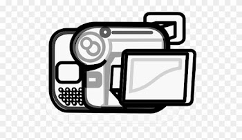 Camera Video Black White Line Art 555px - Camera Video Black White Line Art 555px