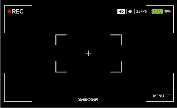 Camera viewfinder frame Free Vector