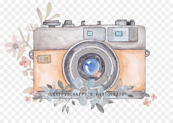 Camera Watercolor painting Photography - watercolor camera 
