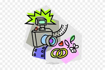 Camera With Wedding Rings Royalty Free Vector Clip - Camera With Wedding Rings Royalty Free Vector Clip