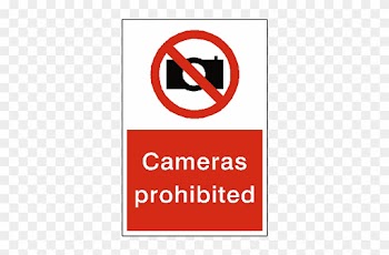 Cameras Prohibited Sign - Photography Sign
