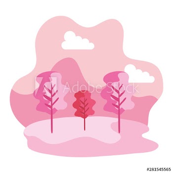 camp field landscape scene icon