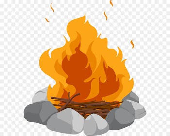 Campfire Cartoon Bonfire Clip art - Camp firewood heap 