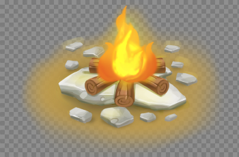 Campfire Transparent Background