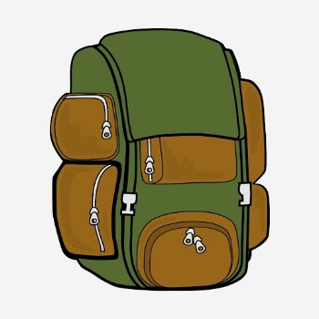 Camping backpack clipart illustration. Free | Free Photo - rawpixel