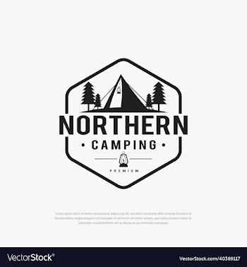 camping outdoor adventure symbol logo