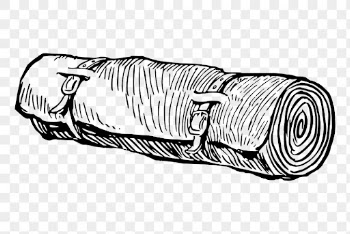Camping roll up png sticker | Free PNG - rawpixel