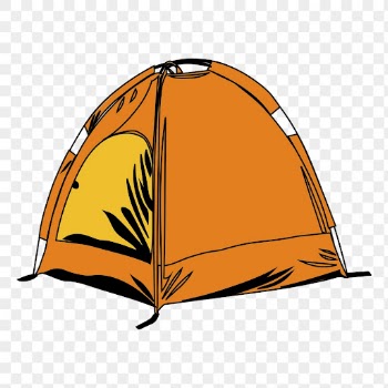 Camping tent png sticker illustration, | Free PNG - rawpixel