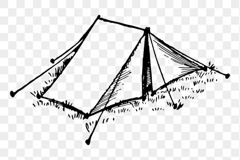 Camping tent png sticker illustration, | Free PNG - rawpixel
