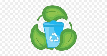 Can Recycle With Natural Leaves Design - Illustration