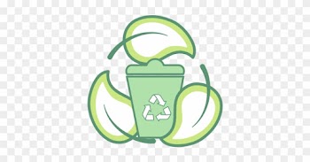 Can Recycle With Natural Leaves Vector Icon Illustration - Illustration