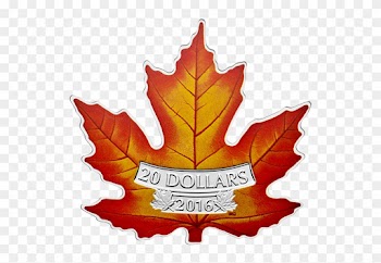 Canada's Colourful Maple Leaf Shape Coin - Maple Leaf