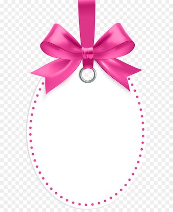 Canada Alarm clock Table Argos - Label with Pink Bow Template PNG Clip Art 