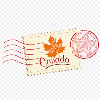 Canada Cargo Computer file - Vector Canada stamp 