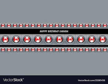 Canada day banner vector image